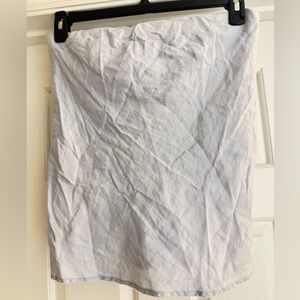 Cute linen strapless top. Perfect for summer!